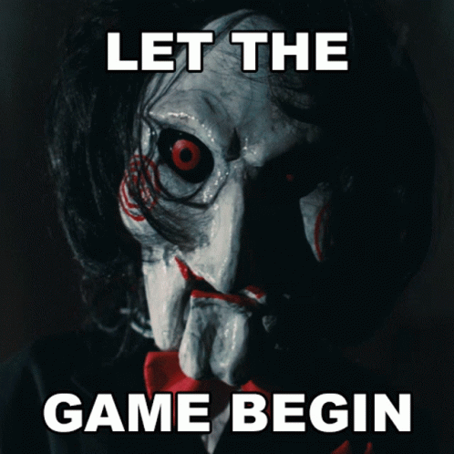 Let The Games Begin Saw GIFs